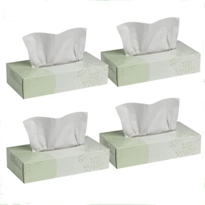 Low Price 100% Pure Cotton Facial Tissues with Ce